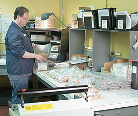 Preparing drawn parts for shipping